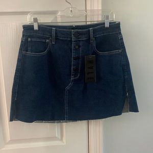NWT AG Adriano Goldschmied Avri Denim Mini Skirt- Size 32